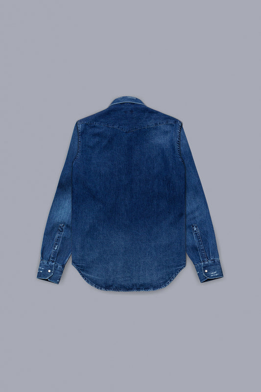 Texas Dark-Wash Denim Shirt