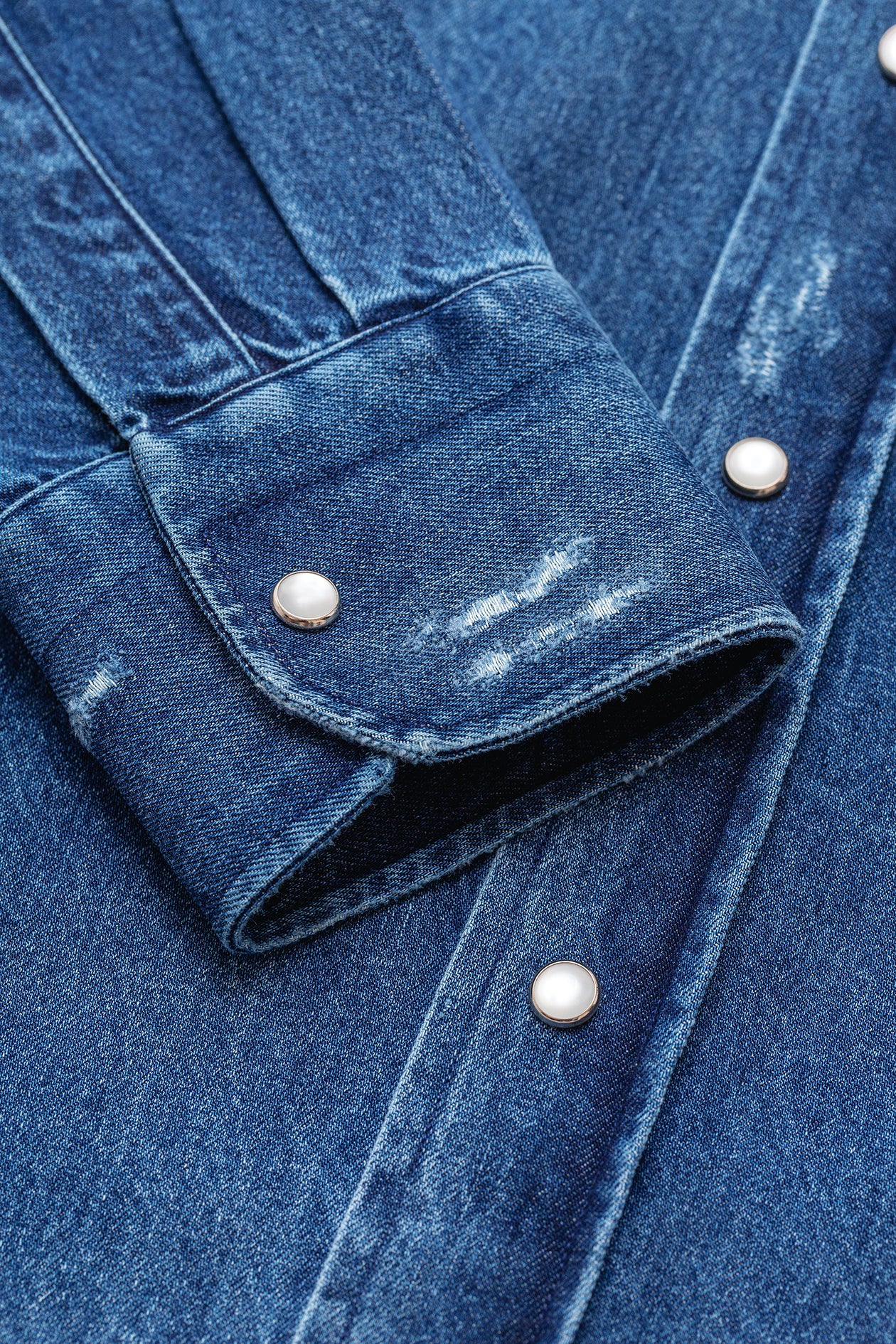 Texas Dark-Wash Denim Shirt