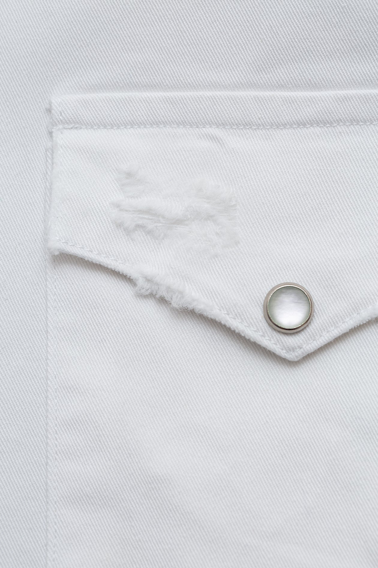 Texas White Denim Shirt